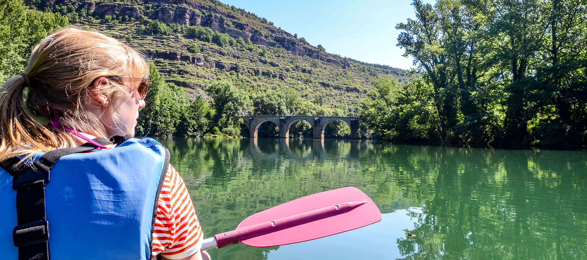 Recorridos en canoa en el valle del Tarn