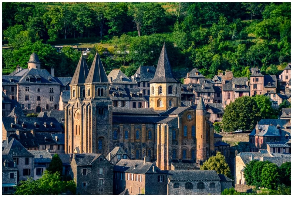 Het dorp Conques