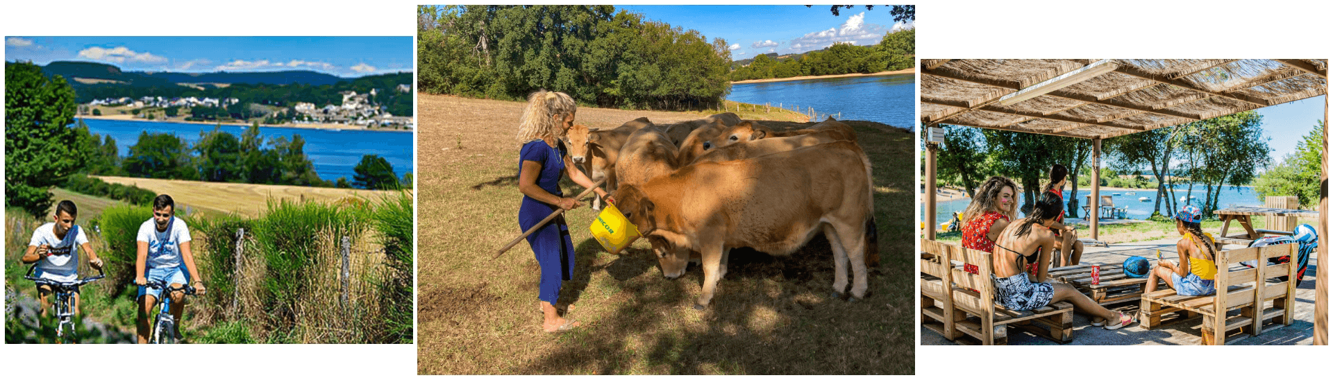 Camping Parc du Charouzech dans l'Aveyron