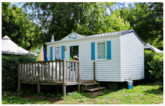 Location mobil-home les Myosotis à Salles Curan, Idéal pour deux personnes ou pour des familles